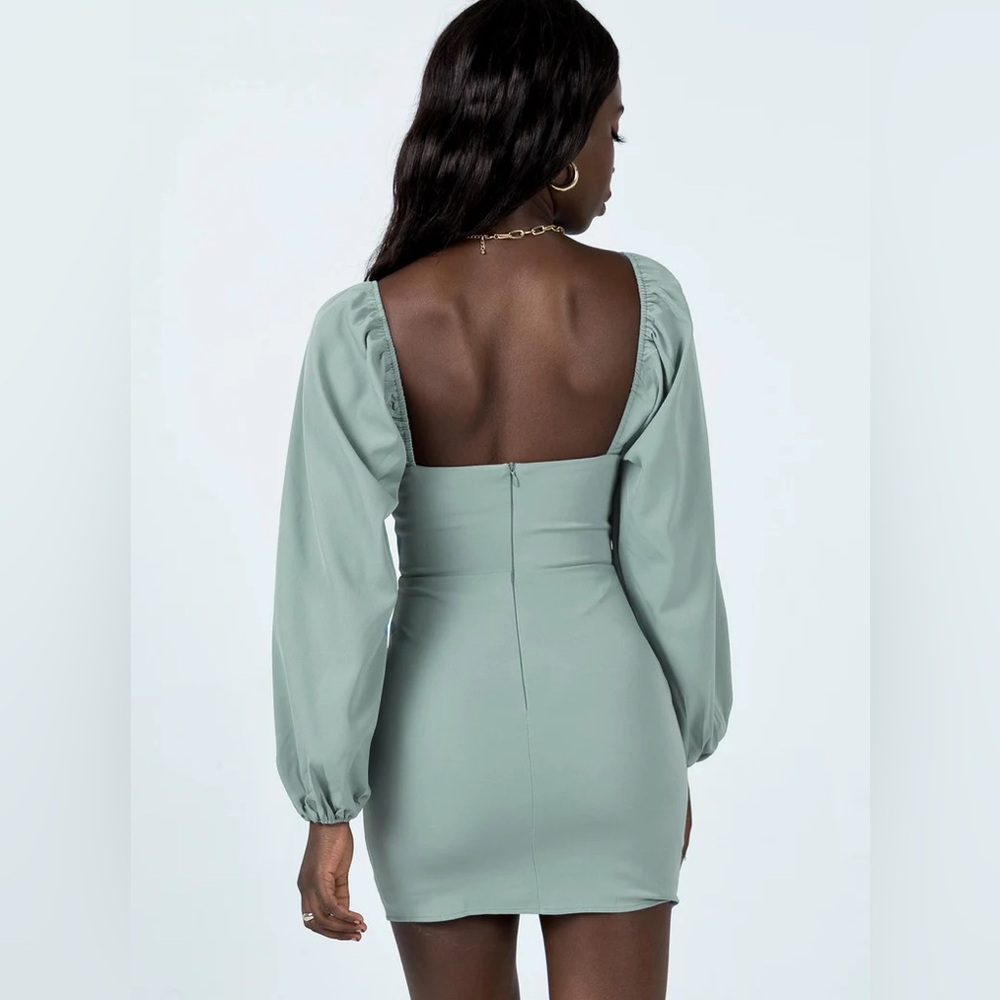 NWT Princess Polly Lillie Long Sleeve Mini Dress - Picture 2 of 14